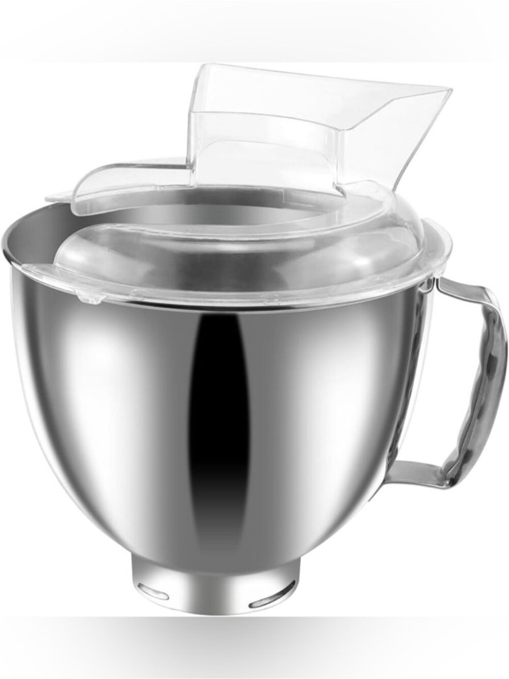 KitchenAid 5QT Stainless Steel Mixer Bowl & Pouring Shield Tilt KSM150 stand mix